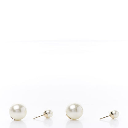 Christian Dior Pearl Mise En Dior Tribal Earrings 3 of 5