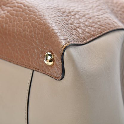 Burberry Heritage Grain Smooth Calfskin Large Clarborough Tote Sepia Brown Honey 10 of 11