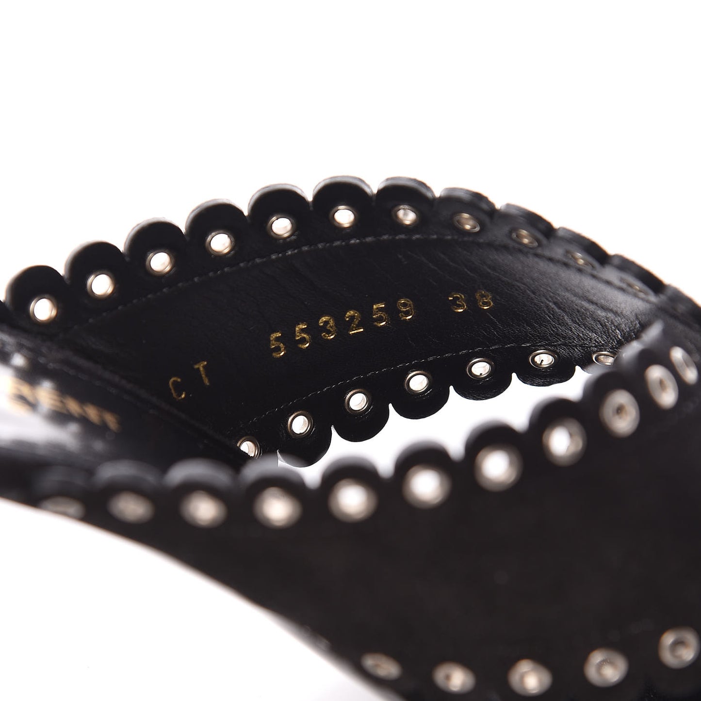 Suede Eyelet LouLou 70 Mules 38 Black