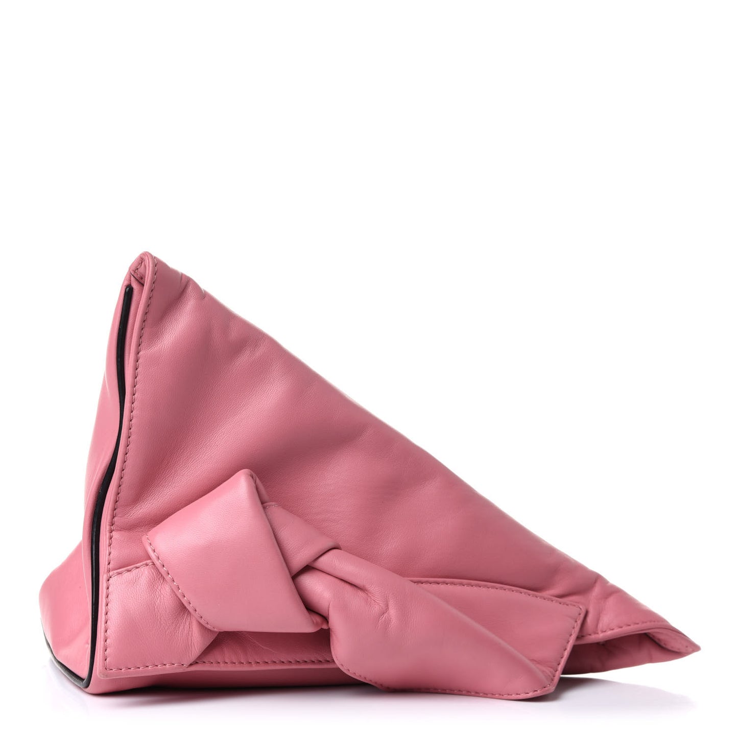 Nappa Wedge Clutch Candy