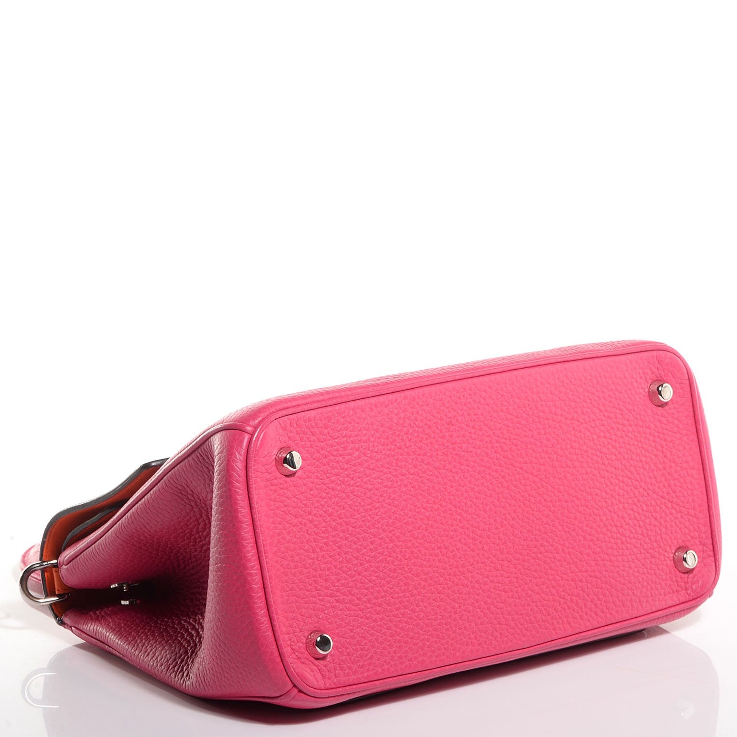 Christian Dior Bullcalf Small Be Dior Flap Fraise Tangerine 4 of 8