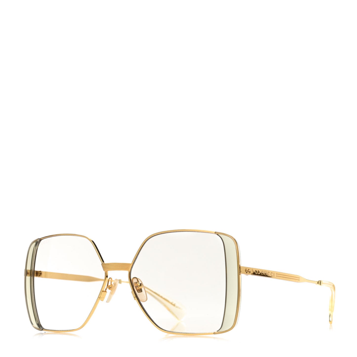 Square Frame GG0992S Sunglasses Gold