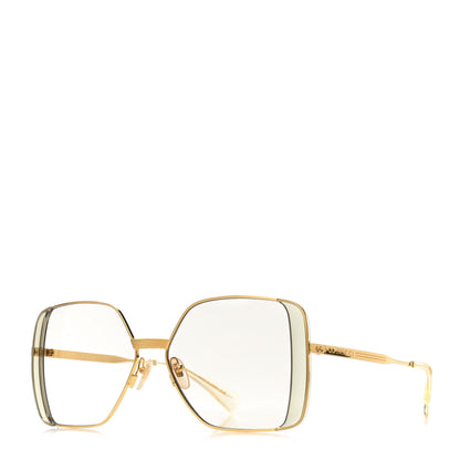 Gucci Square Frame GG0992S Sunglasses Gold 1 of 4