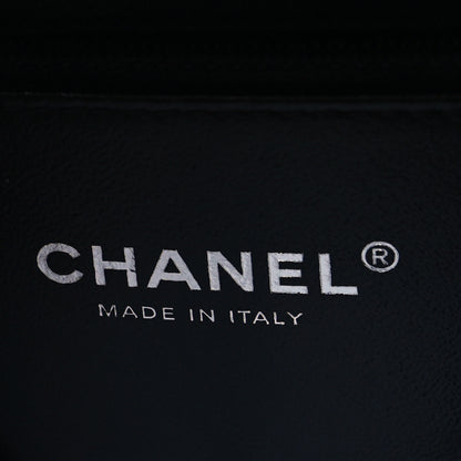 Chanel Iridescent Caviar Quilted Medium CC Filigree Vanity Case Dark Turquoise 6 of 11