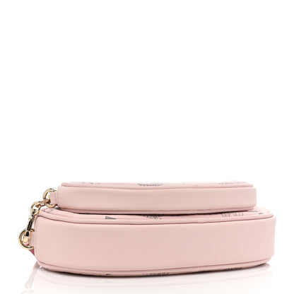 MCM Visetos Small Aren Multifunction Crossbody Pouch Powder Pink 4 of 10