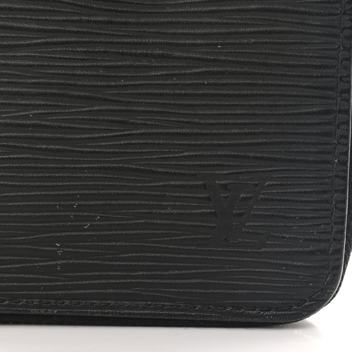 Epi Zippy Vertical Wallet Black
