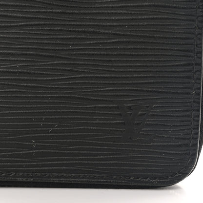 Louis Vuitton Epi Zippy Vertical Wallet Black 10 of 10