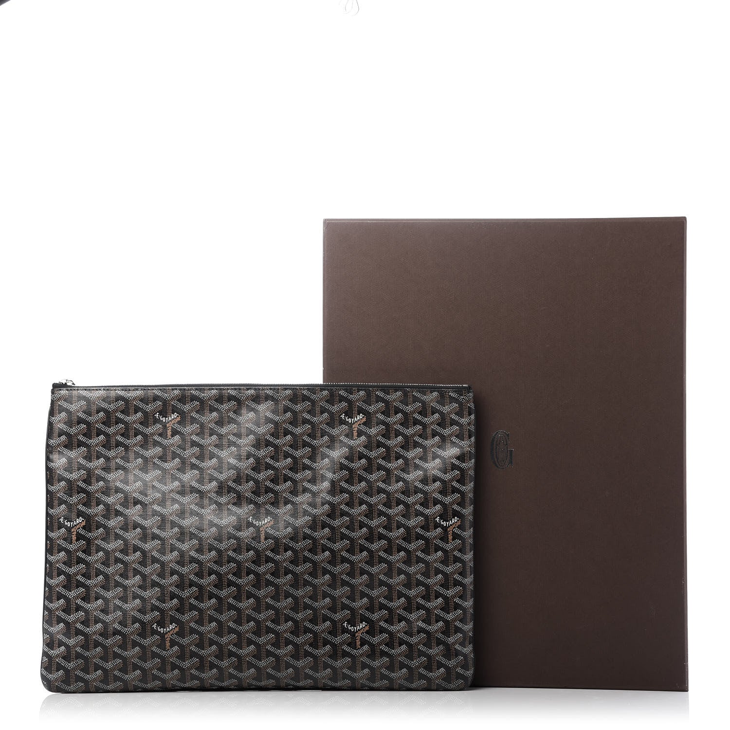 Goyard Goyardine Senat Pochette GM Black 8 of 8