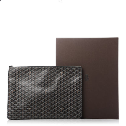 Goyard Goyardine Senat Pochette GM Black 8 of 8