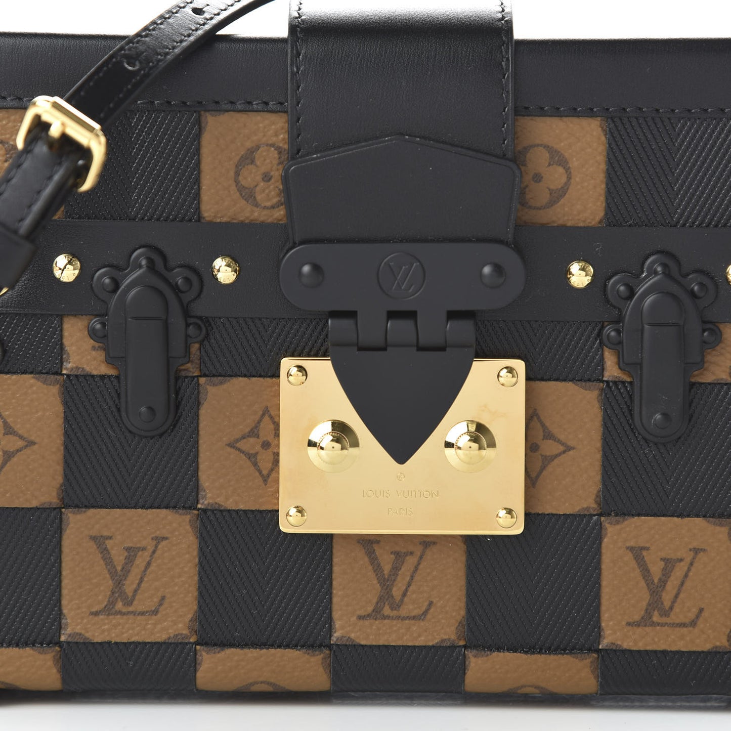 Monogram Tressage Petite Malle Black