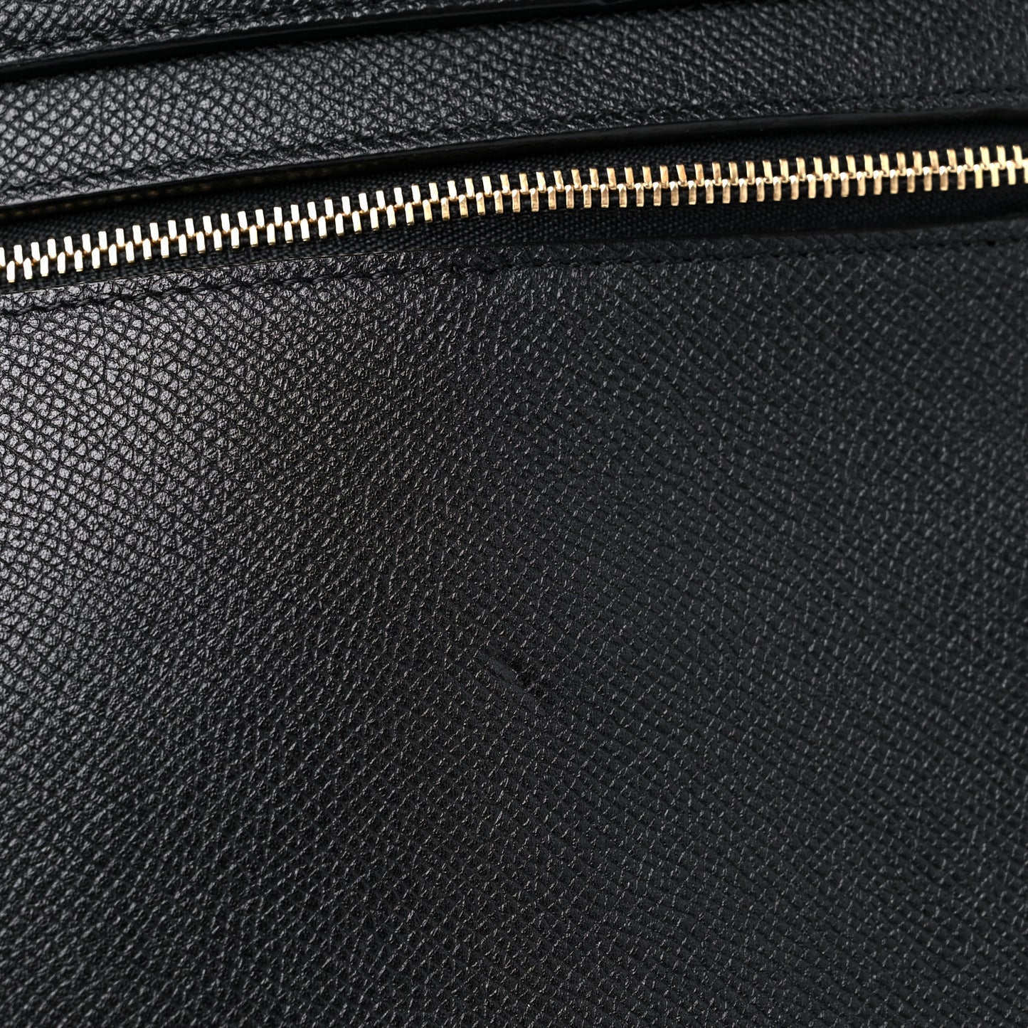 Grained Calfskin Micro Belt Bag Black