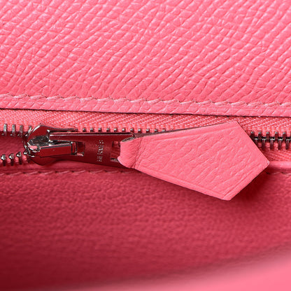 Hermes Epsom Kelly Sellier 25 Rose Lipstick 26 of 34