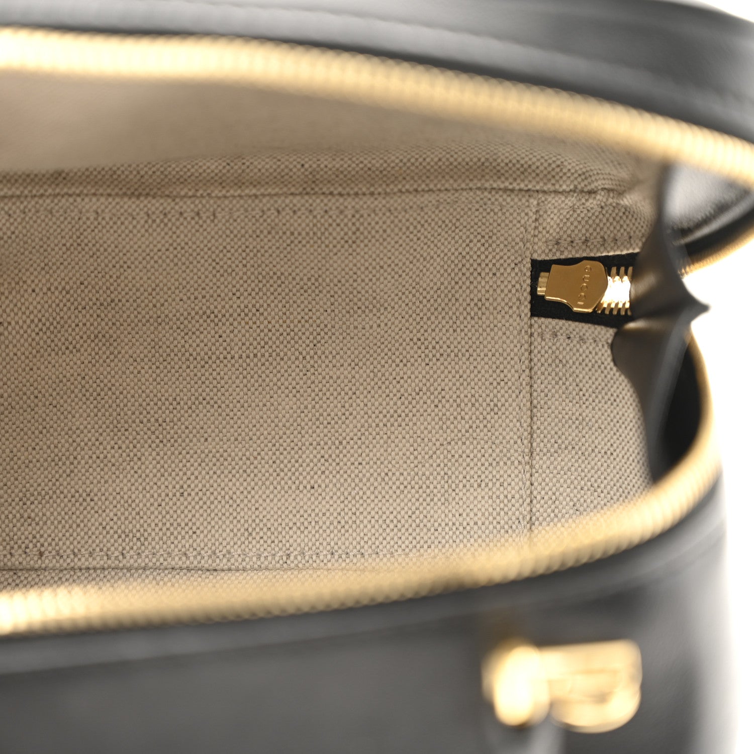 Gucci Sakai Be Green Calfskin Diagonal Stitched Blondie Top Handle Bag Black 5 of 12