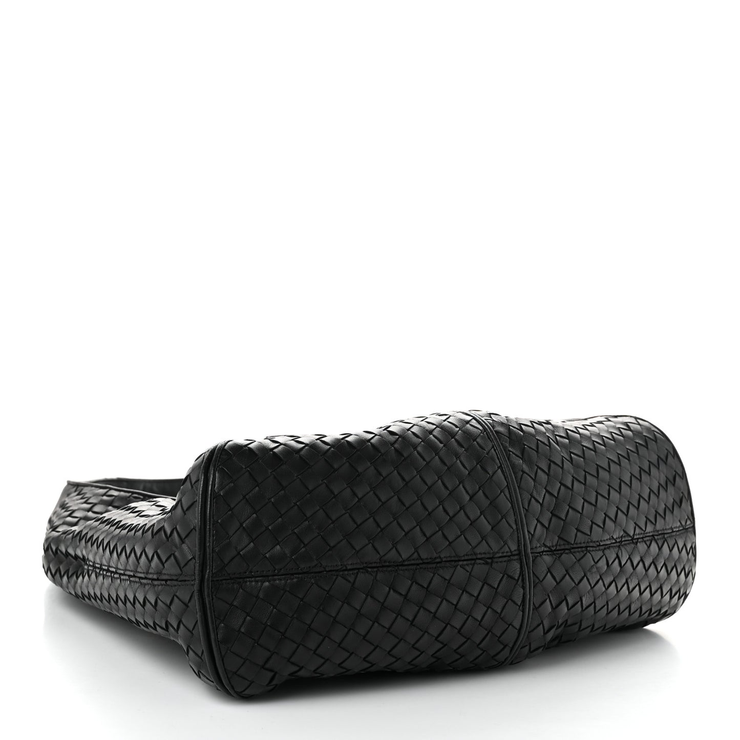 Nappa Intrecciato Ball Hobo Black
