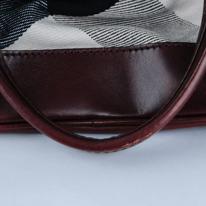 Burberry Canvas Mega Check Lowry Brown 9 of 9