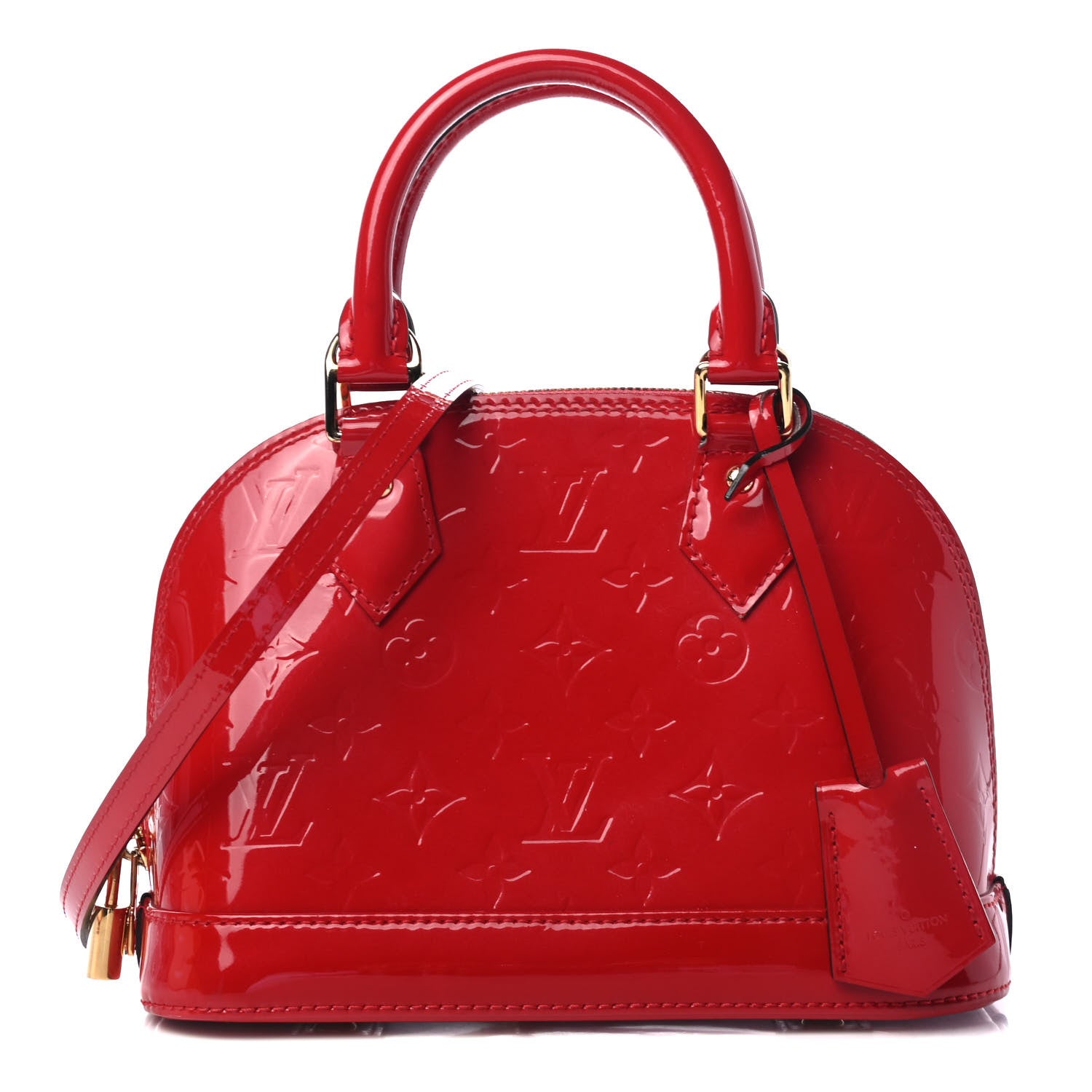 Louis Vuitton Vernis Alma BB Cherry 1 of 4