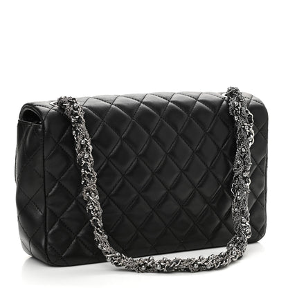 Chanel Lambskin Quilted Medium Westminster Pearl Flap Black 3 of 11