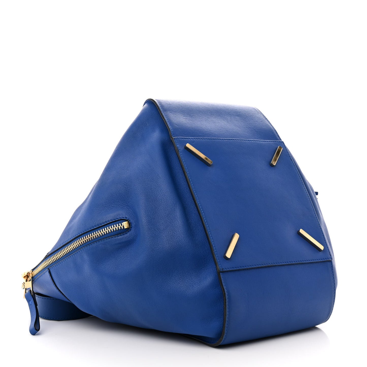 Calfskin Medium Hammock Shoulder Bag Electric Blue