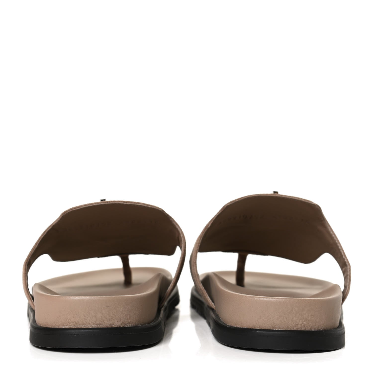 Hermes Suede Goatskin Womens Empire Sandals 41 Beige Sable 6 of 11