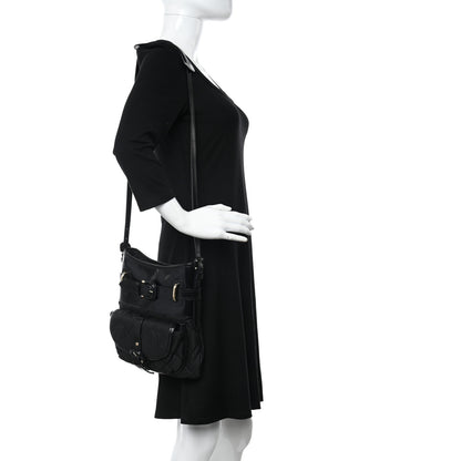 Burberry Nylon Calfskin Quilted Crossbody Bag Black 2 of 11