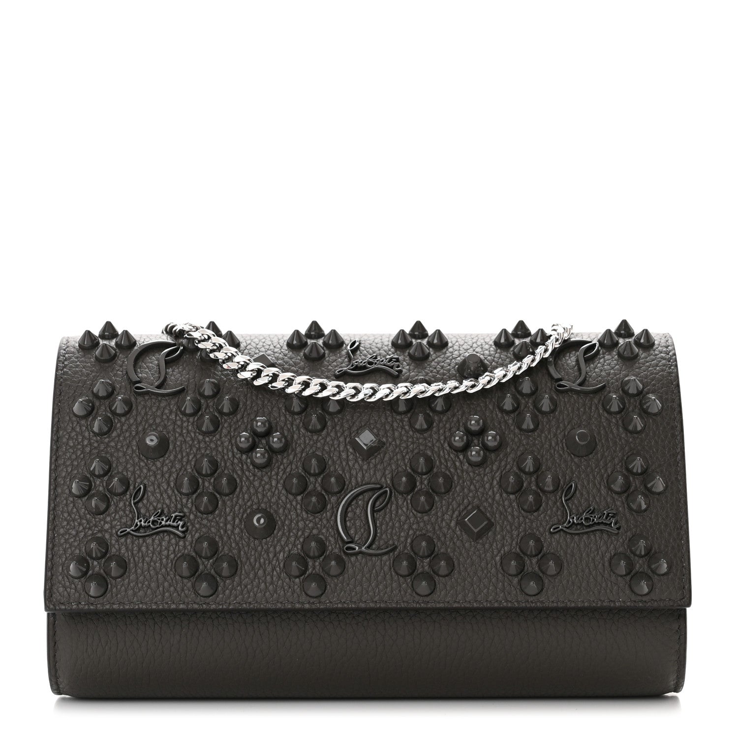 Christian Louboutin Calfskin Spikes Loubinthesky Paloma Wallet on Chain Rocket 1 of 10