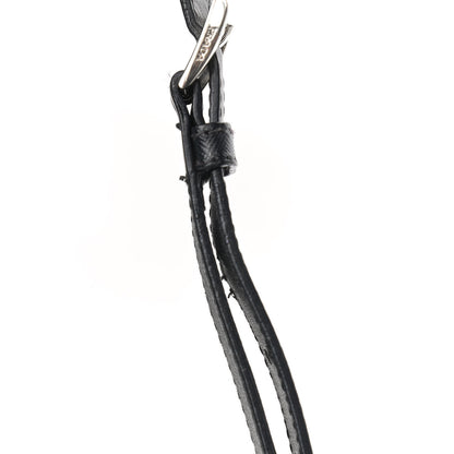 Prada Saffiano Tessuto Nylon Crossbody Bag Black 16 of 18