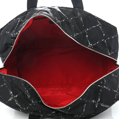 Chanel Nylon Travel Boston Black 4 of 13