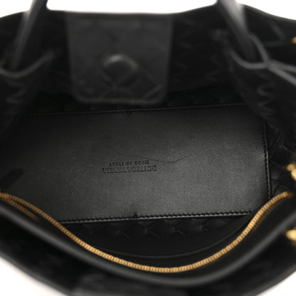 Bottega Veneta Nappa Intrecciato Small Andiamo With Chain Shoulder Bag Black 5 of 10