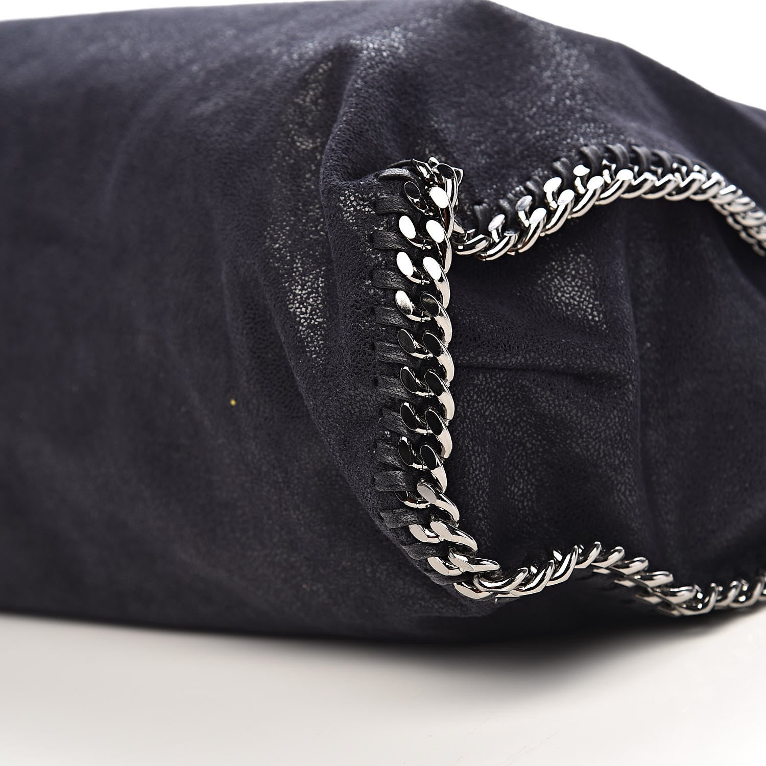 Stella McCartney Shaggy Deer Big Falabella Tote Navy 10 of 11