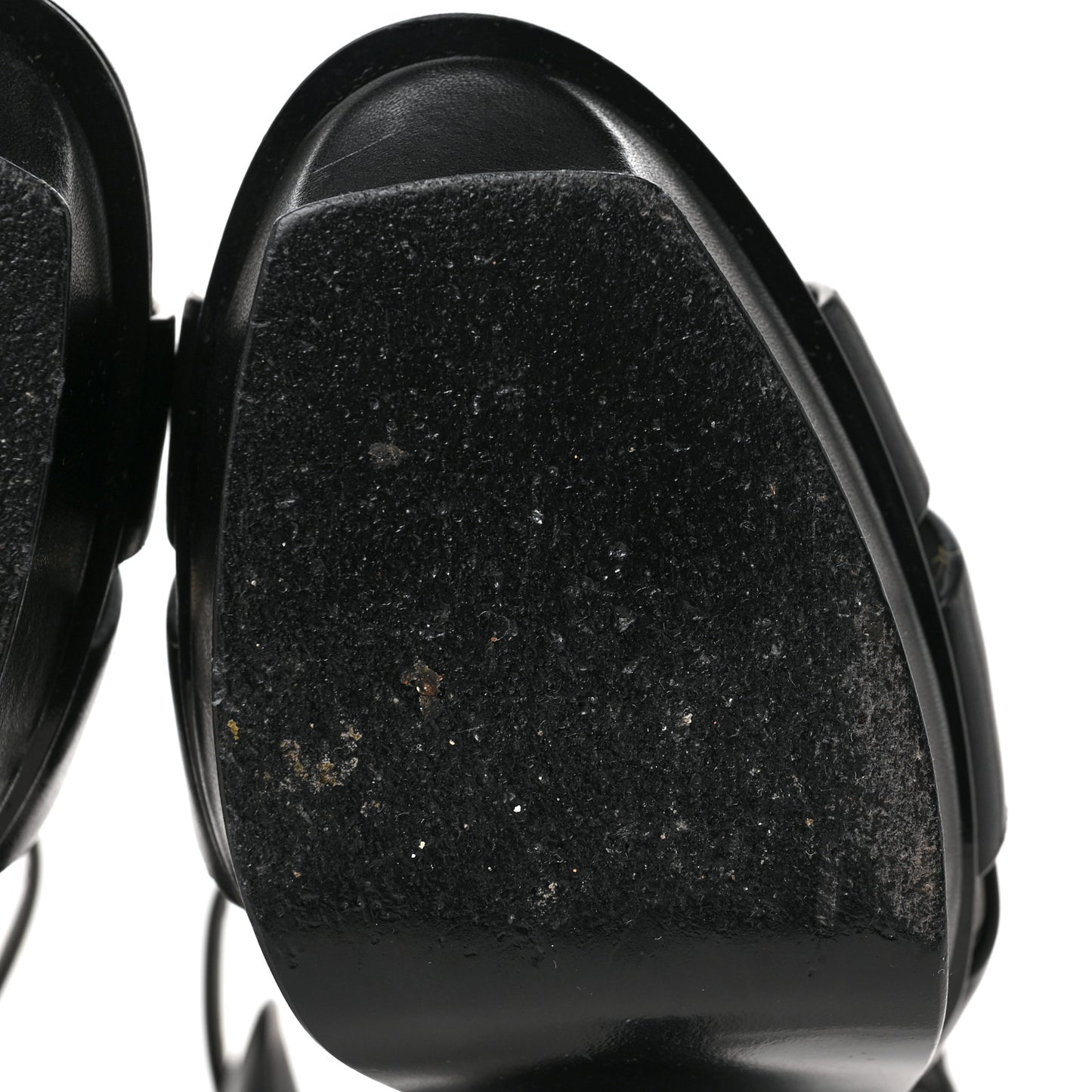 Calfskin Tribute 105 Platform Sandals 40 Black