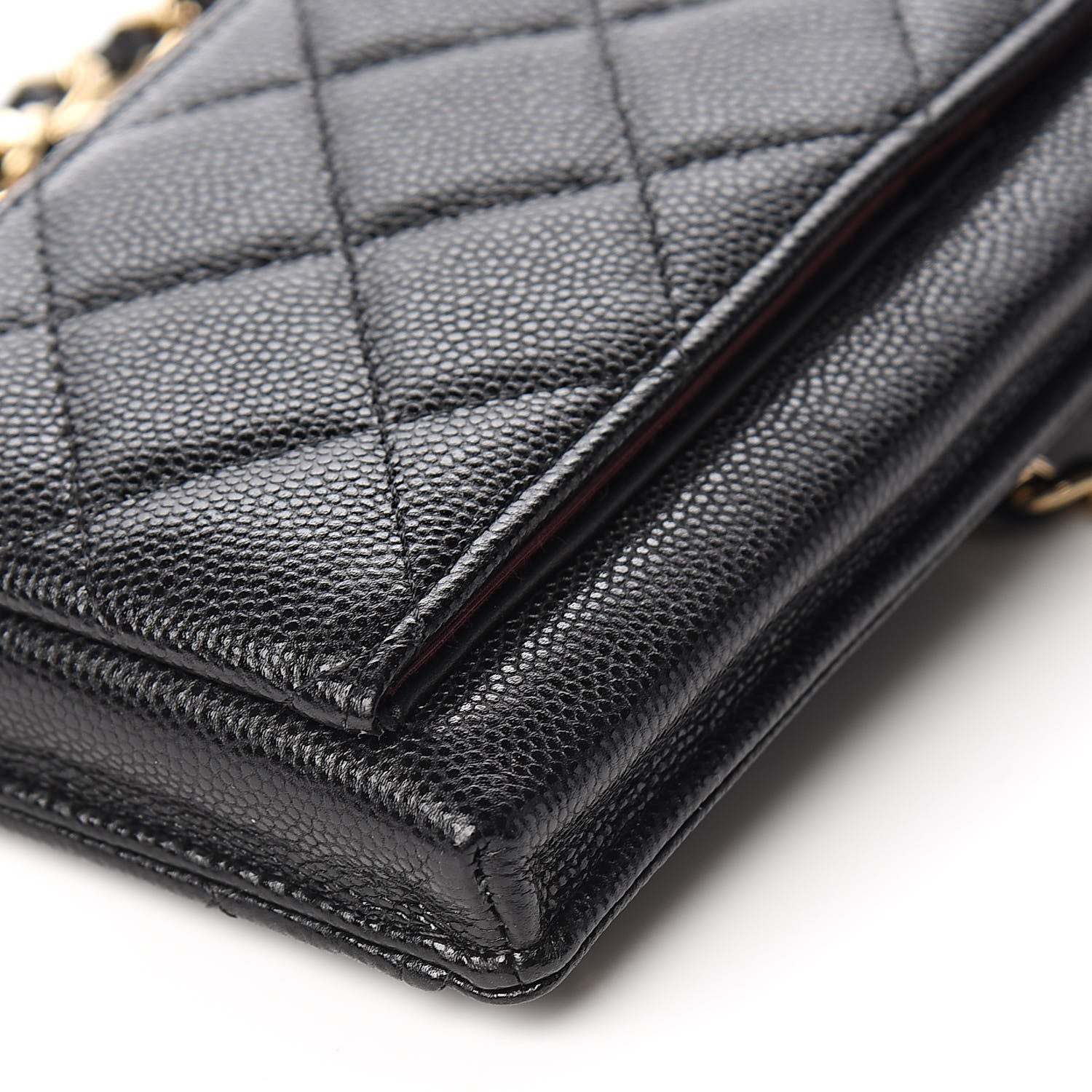 Chanel Caviar Quilted Zip Phone Case Black 2 of 12