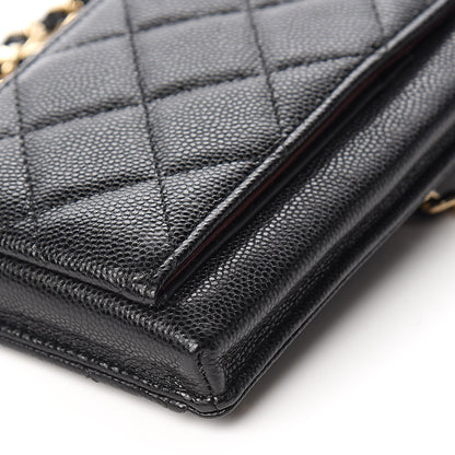 Chanel Caviar Quilted Zip Phone Case Black 2 of 12