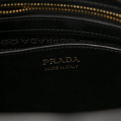 Prada Saffiano City Calfskin Medium Esplanade Tote Black 6 of 12