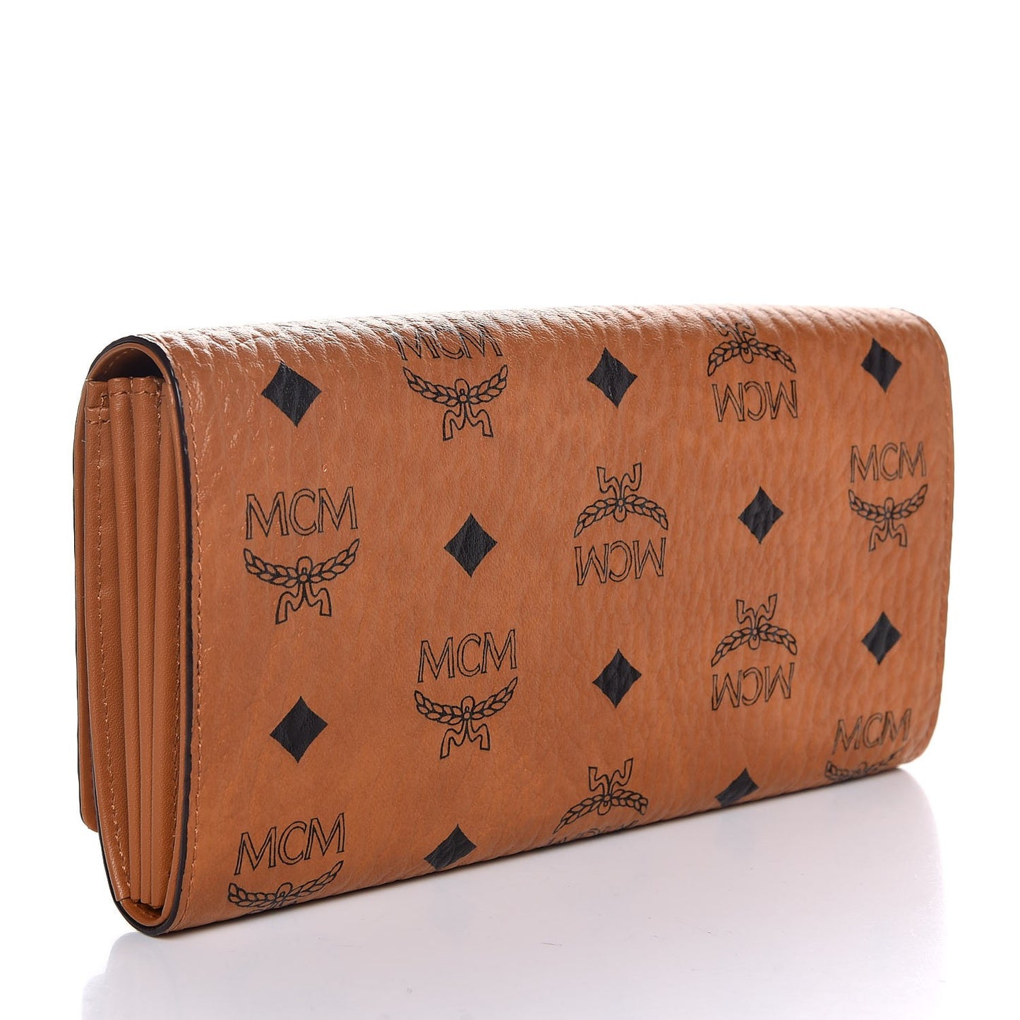 Visetos Heritage Continental Flap Wallet Cognac