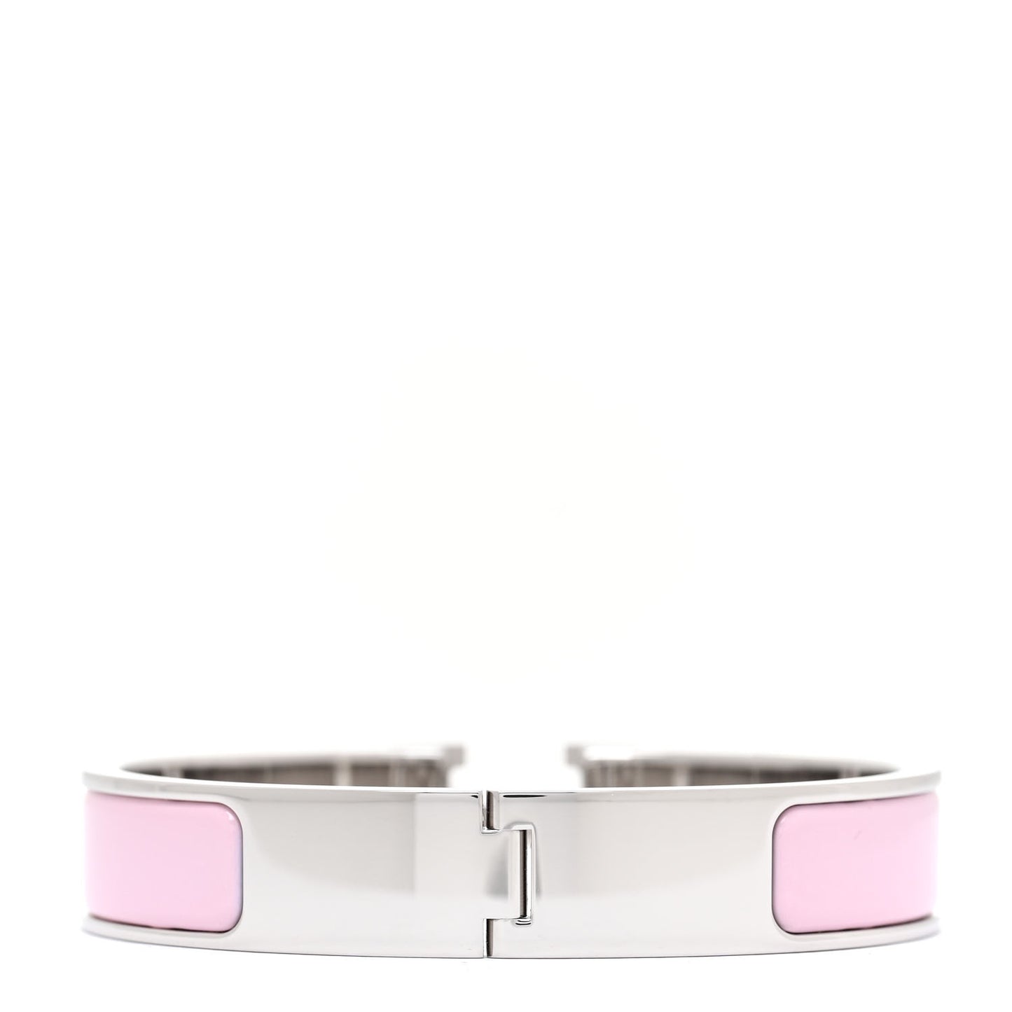 Enamel Narrow Clic Clac H Bracelet PM Sugar Pink