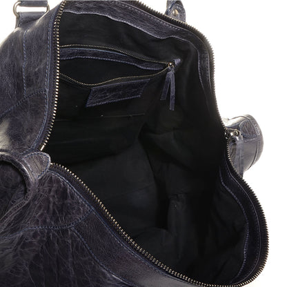 Balenciaga Chevre Classic Hardware Weekender Ink 6 of 11