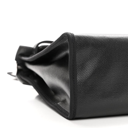 Hermes Toile H Berline Vache Hunter Herbag Zip PM 31 Black Ecru 8 of 11