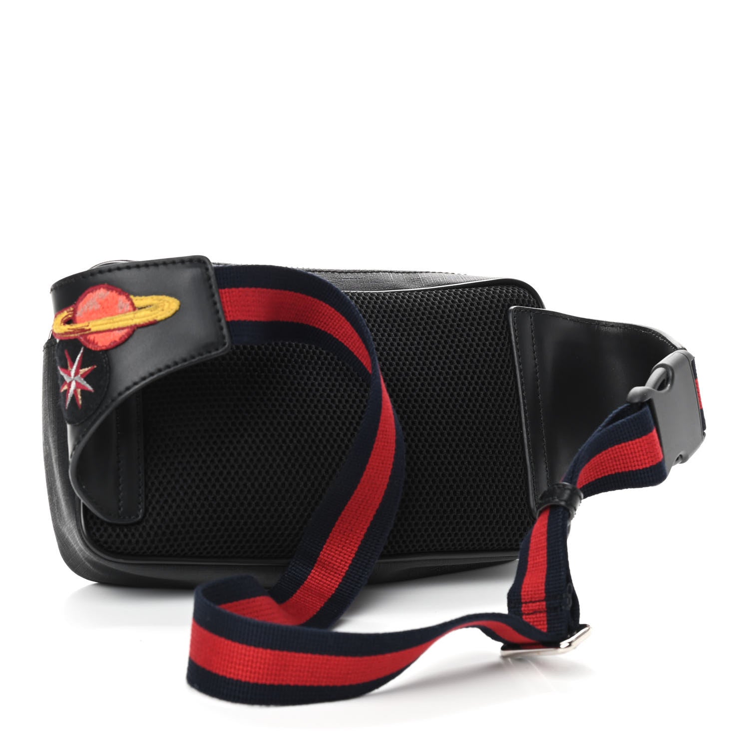 Gucci GG Supreme Monogram Night Courrier Belt Bag Black Multicolor 2 of 8