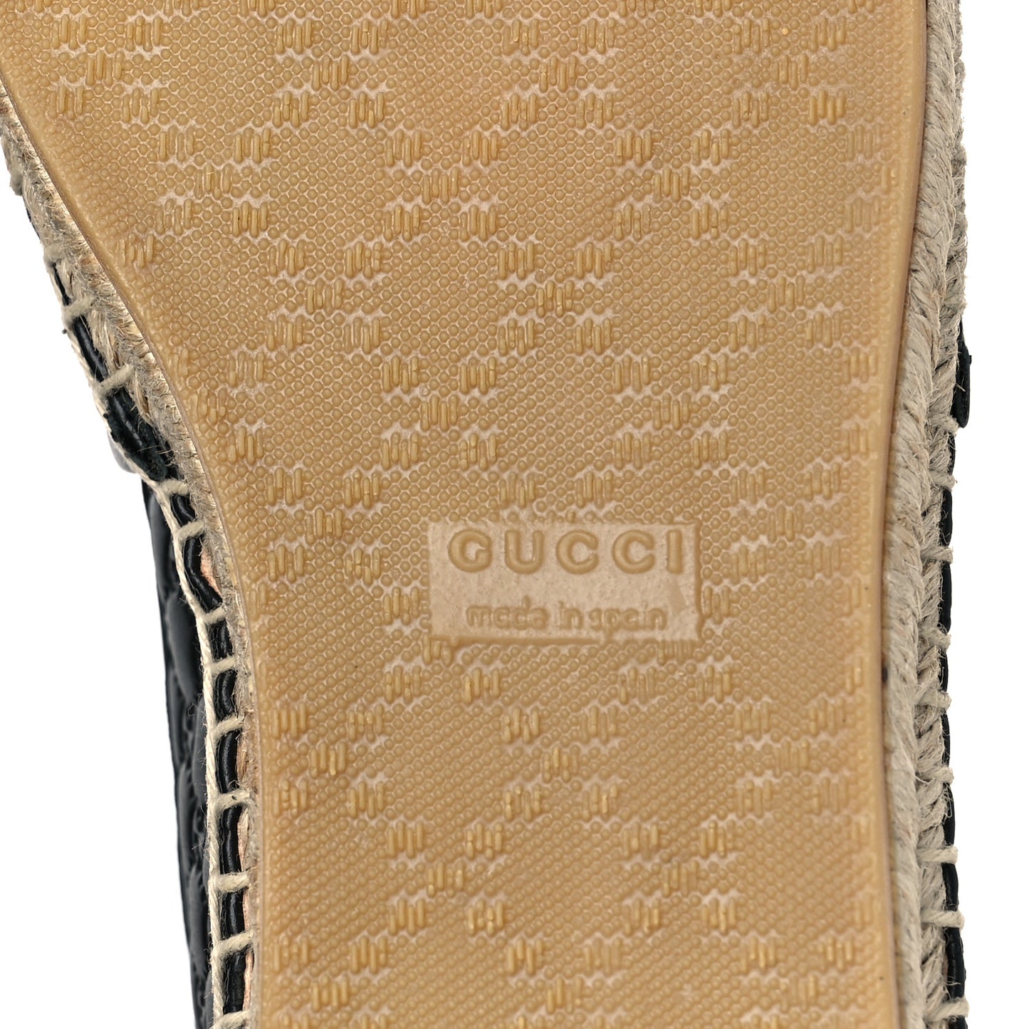 Microguccissima Signature Espadrilles 35 Black