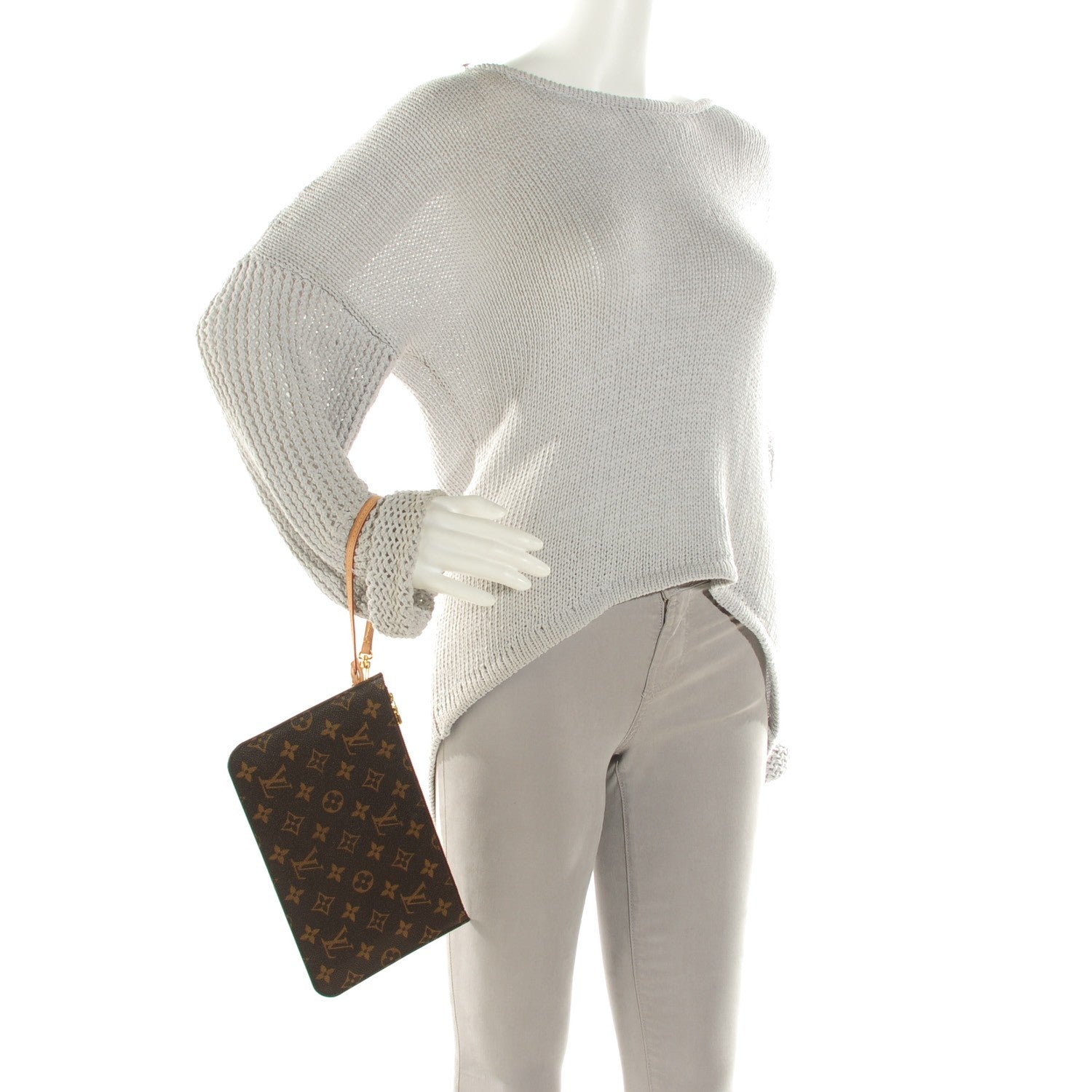 Louis Vuitton Monogram Neverfull MM GM Pochette Mimosa 2 of 7