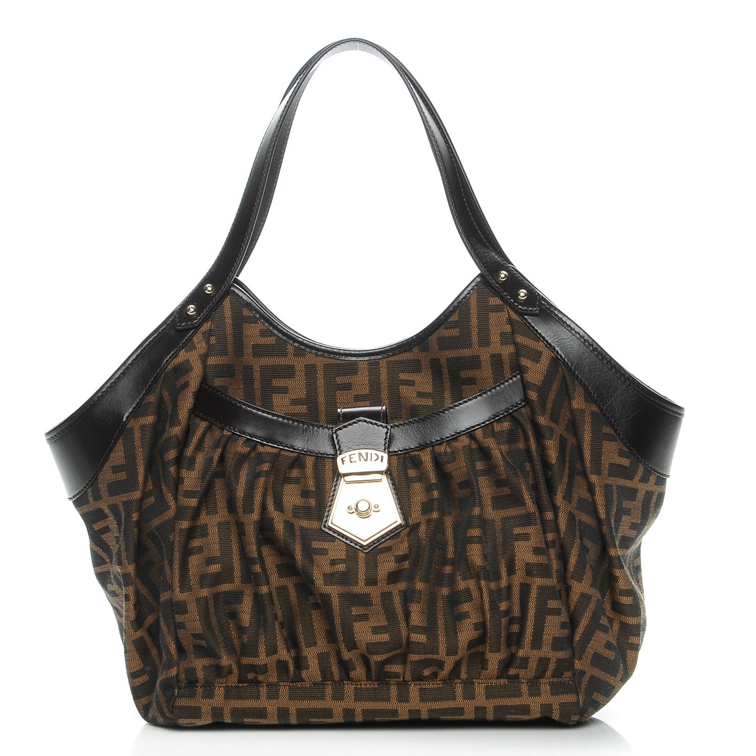 Fendi Zucca Large Chef Tote Tobacco 1 of 7