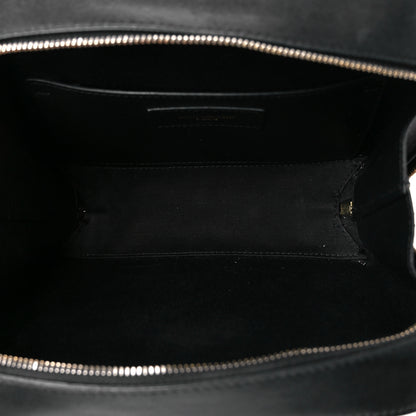 Saint Laurent Lambskin Matelasse Monogram Vicky Camera Bag Black 5 of 10