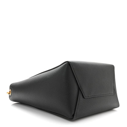 Celine Soft Grained Calfskin Small Sangle Bucket Bag Black 4 of 9