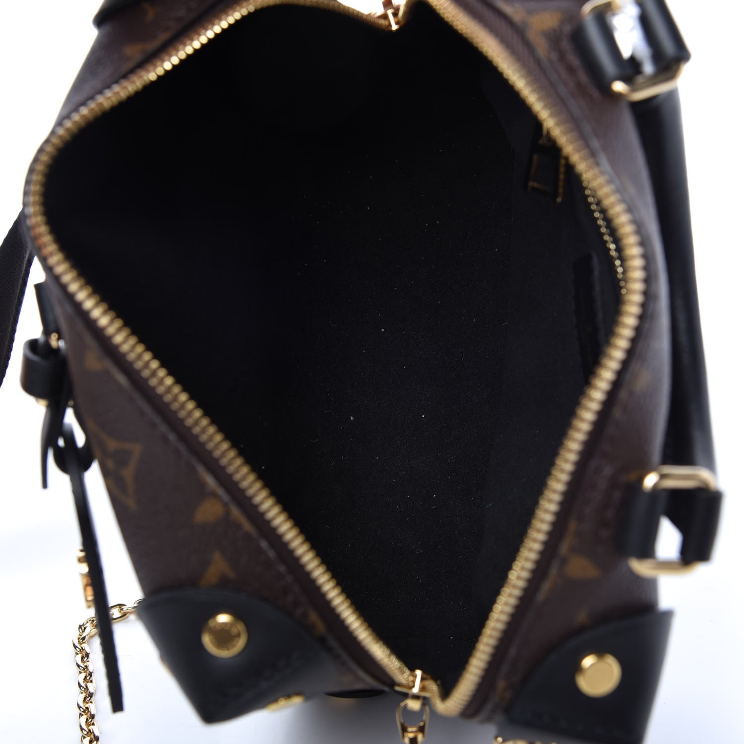 Louis Vuitton Monogram Petite Malle Souple Black 5 of 10