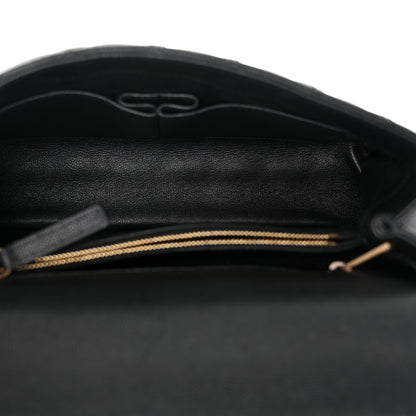 Chanel Caviar Lizard Quilted Small Coco Handle Flap Black 5 of 11