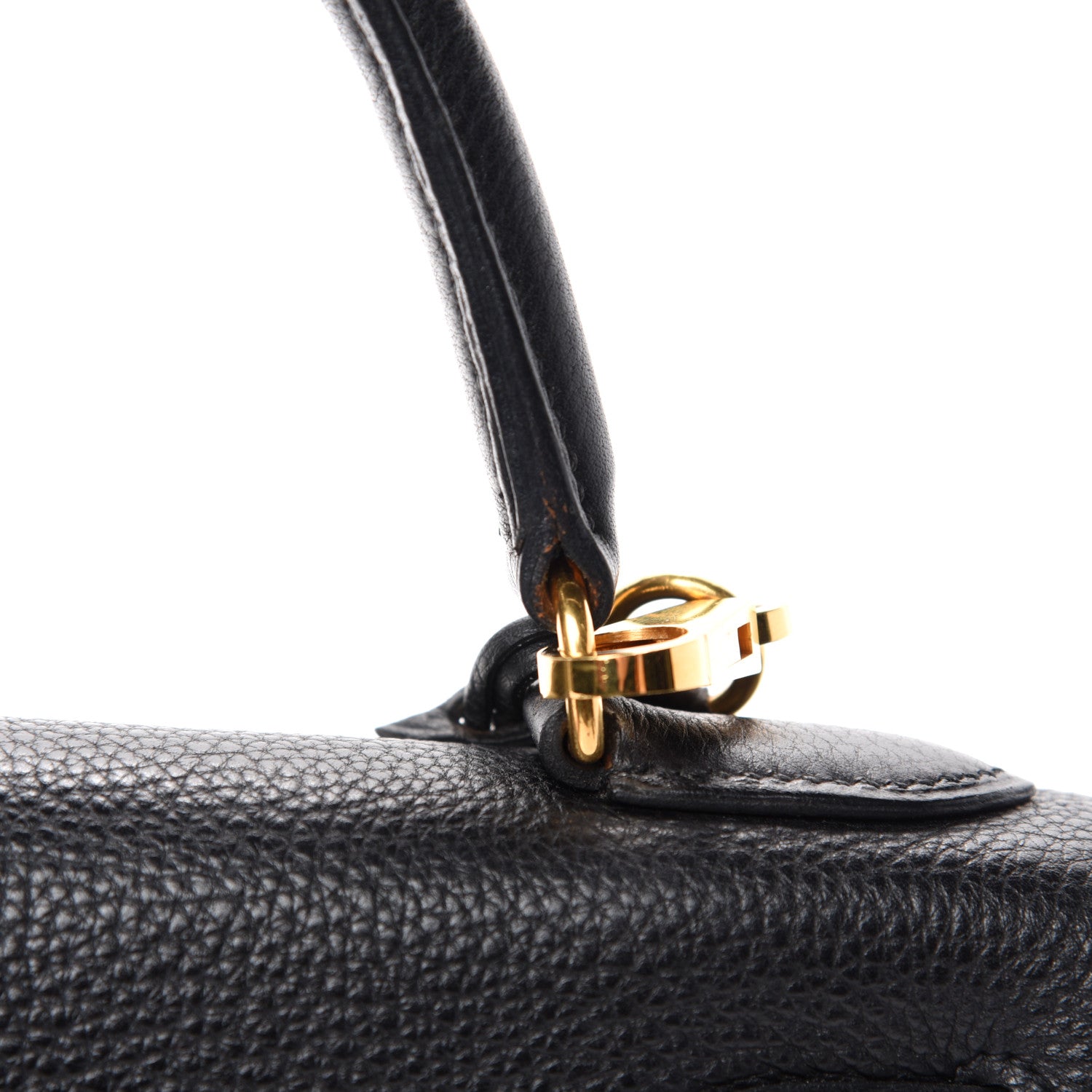 Hermes Togo Kelly Retourne 28 Black 8 of 14