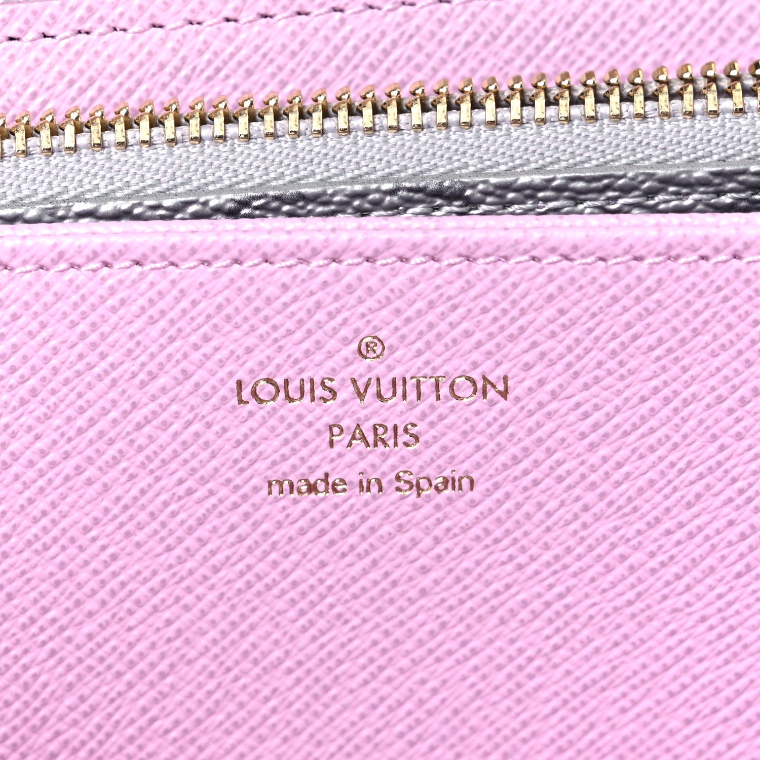 Louis Vuitton Metallic Monogram LV Garden Zippy Wallet Silver 6 of 7