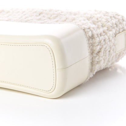 Chanel Tweed Calfskin Quilted Medium Gabrielle Hobo Ivory 6 of 10