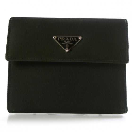 Nylon Bi-Fold Wallet Black