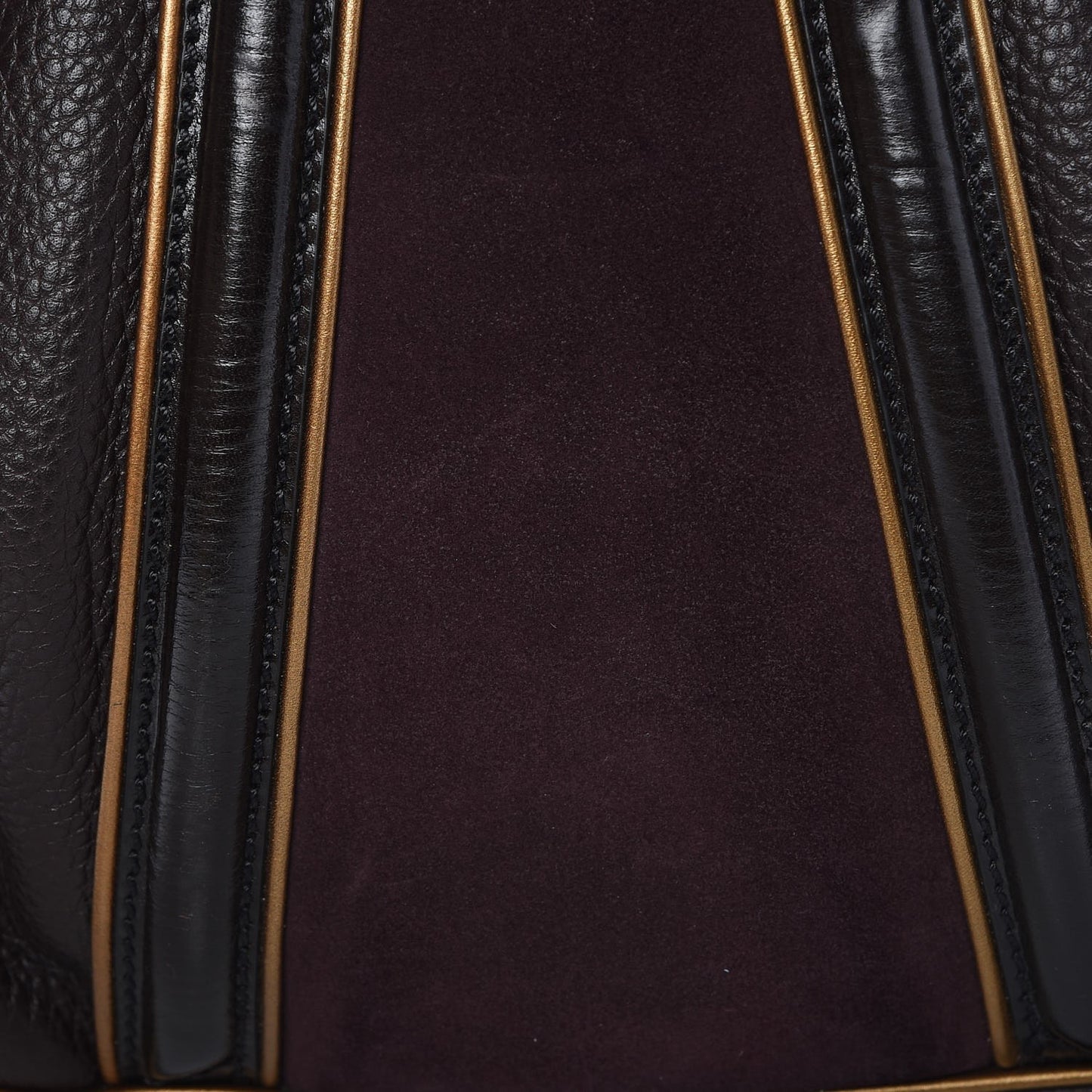 Grainy Calfskin Suede Tote Brown Burgundy